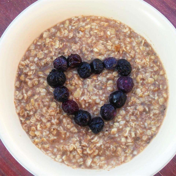 Nutty Blueberry Oatmeal