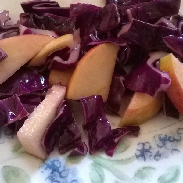 Red Cabbage and Apple Salad