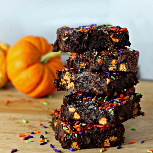 Pumpkin Chocolate Chip Brownies