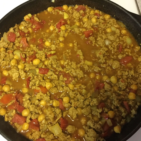 Sweet and Spicy Curry with Chickpeas