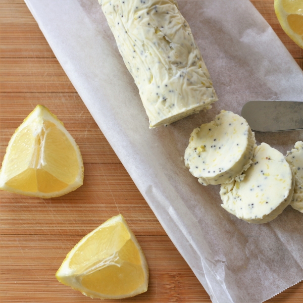 Lemon-Poppy Seed Compound Butter