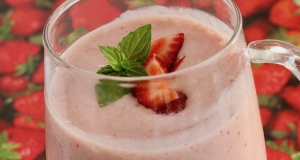 Serena's Strawberry Lassi