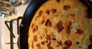 Cheesy Bacon Jalapeno Skillet Cornbread