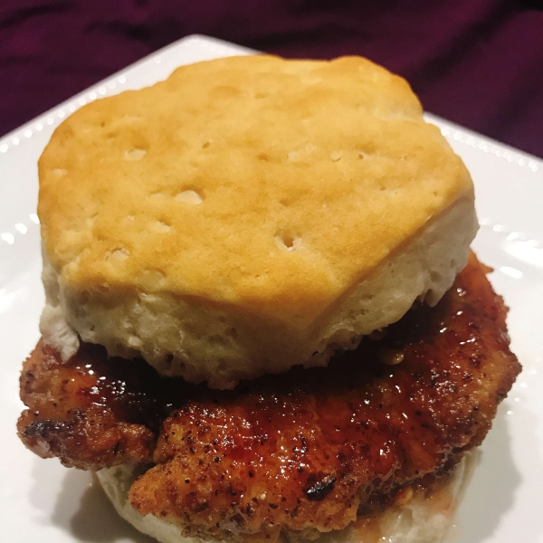 Simple Nashville Hot Chicken Biscuits