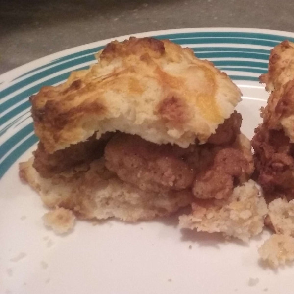 Simple Nashville Hot Chicken Biscuits