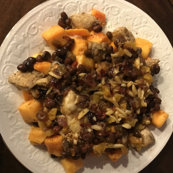 Moroccan-Style Chicken with Butternut Squash Noodles