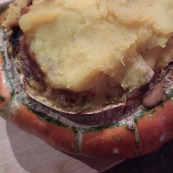 Sausage-Stuffed Turban Squash