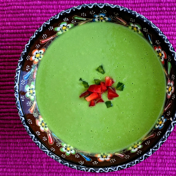 Mexican Cold Pea Soup