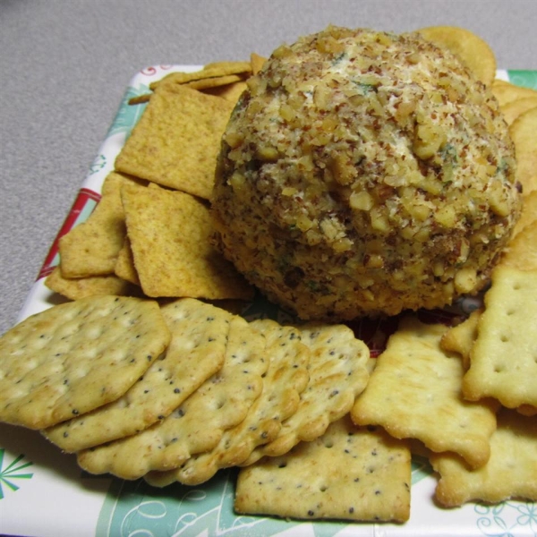 Festive Olive Cheese Ball