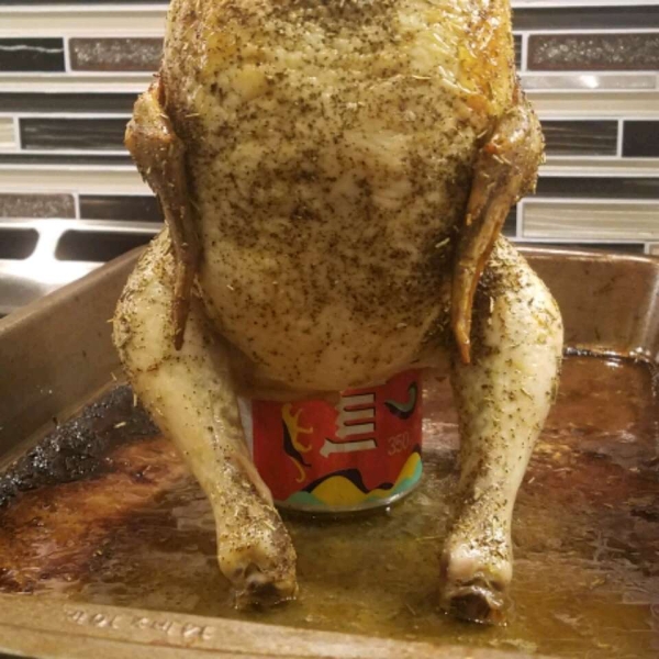 Roasted Beer Butt Lime Chicken