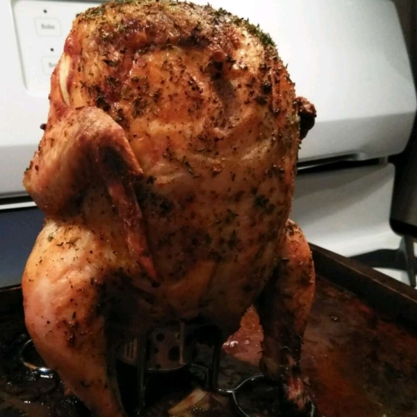 Roasted Beer Butt Lime Chicken