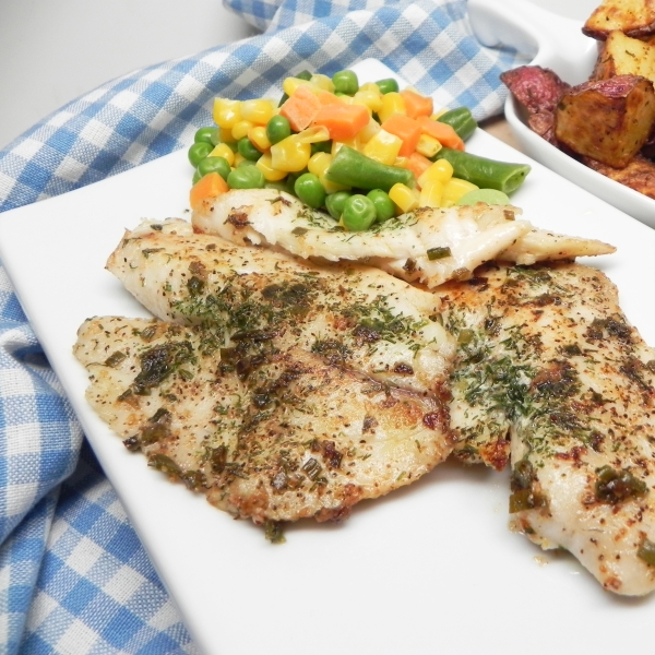 Grilled Herbed Tilapia in Foil Packets