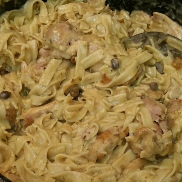 Simple Chicken Stroganoff