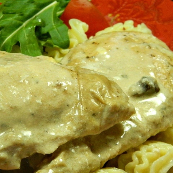 Simple Chicken Stroganoff