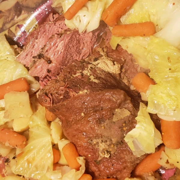 Baked Corned Beef and Cabbage