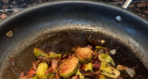 Balsamic Roasted Brussels Sprouts with Bacon