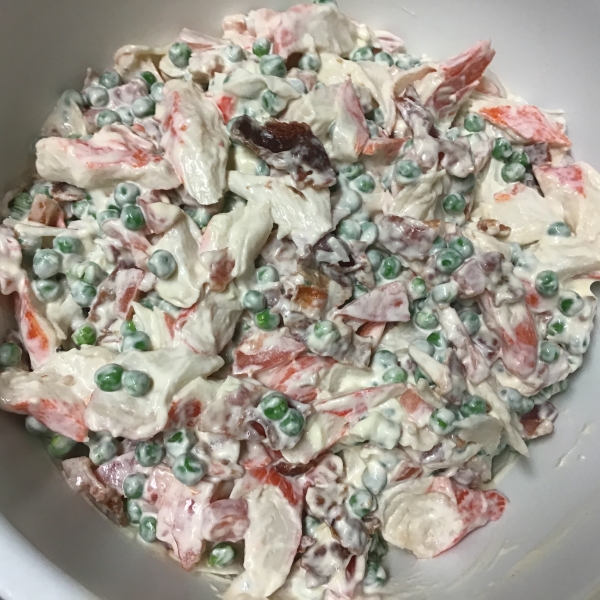 Pea and Crab Salad