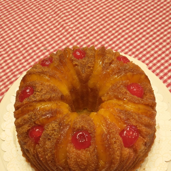 Pineapple Upside-Down Bundt Cake