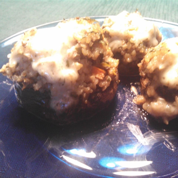 Giant Stuffed Mushrooms