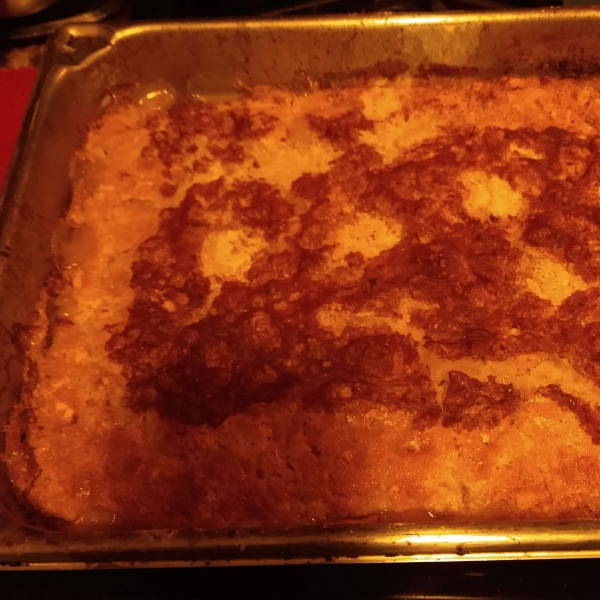 Peach Jello Dump Cake