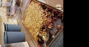 Amish Blackberry and Strawberry Baked Oatmeal