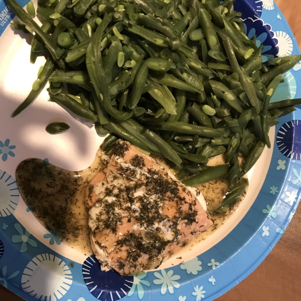 Big Ray's Lemony Grilled Salmon Fillets with Dill Sauce