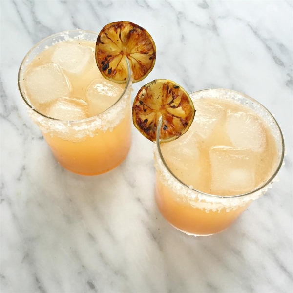 Grilled Grapefruit Paloma Cocktail