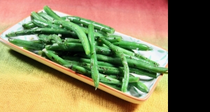 Microwave Garlic-and-Herb Green Beans