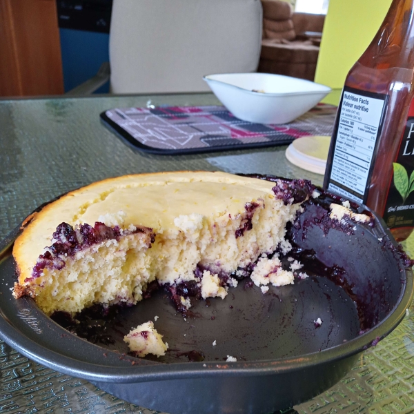 Lemon Blueberry Upside-Down Cake