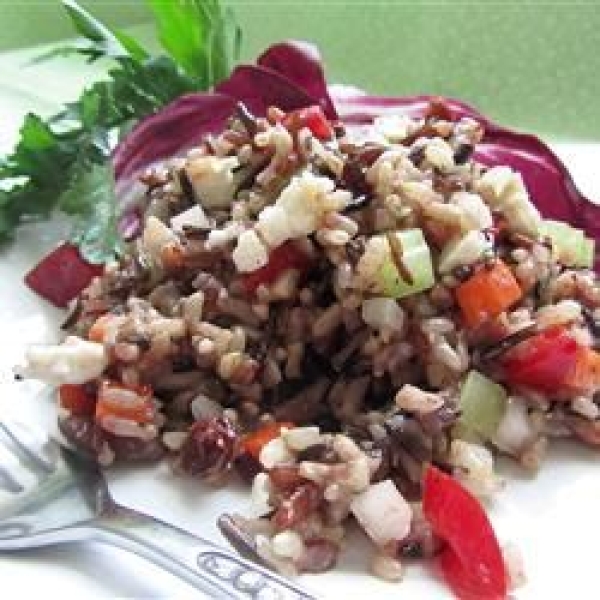 Mediterranean Brown Rice Salad