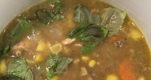 Asian Chicken and Corn Soup