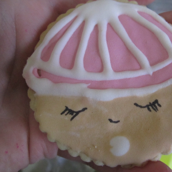 Heart Cookies Decorated with Royal Icing