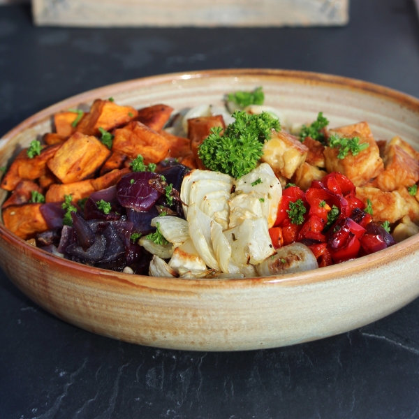 Roasted Veggie Buddha Bowl