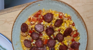 Cajun Corn and Bacon Maque Choux