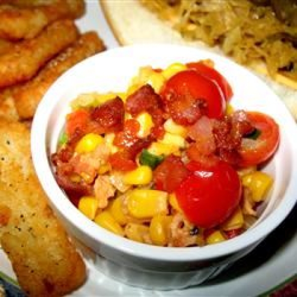 Cajun Corn and Bacon Maque Choux