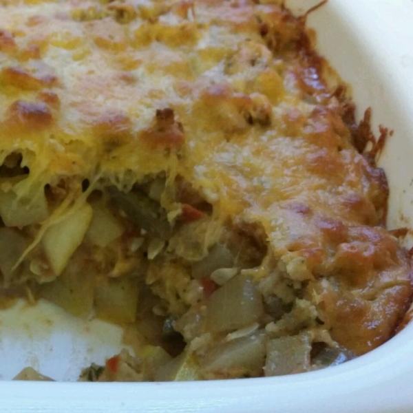 Eggplant and Zucchini Casserole