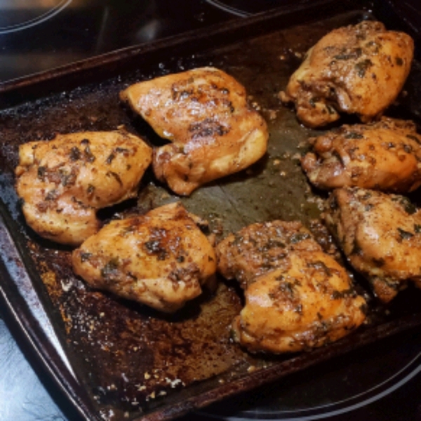 Easy Garlic Broiled Chicken