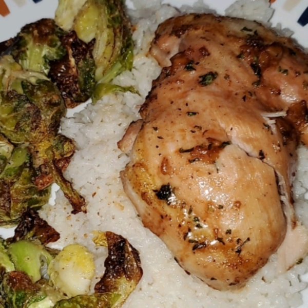 Easy Garlic Broiled Chicken