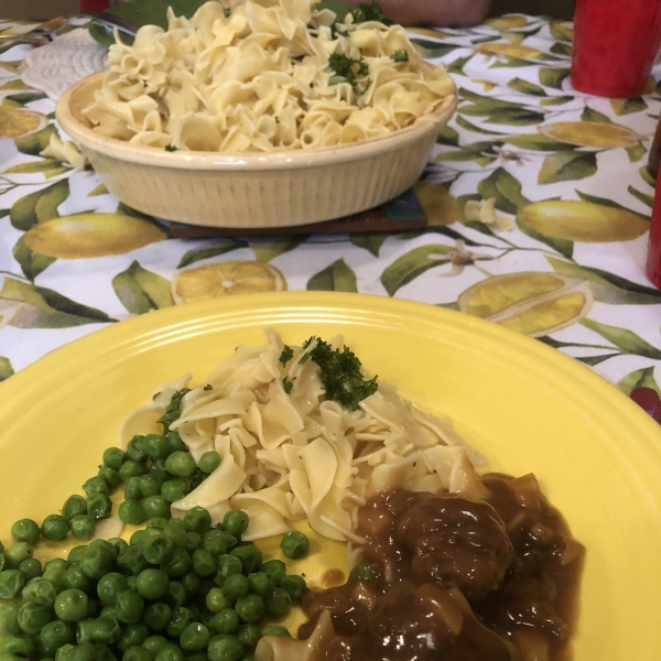 Weeknight Sauerbraten Meatballs