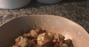 Roasted Cauliflower with Dates and Pine Nuts