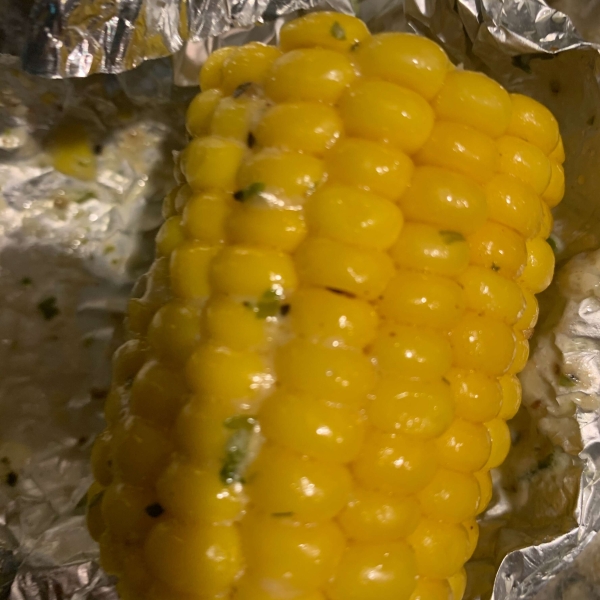 Oven Roasted Parmesan Corn on the Cob