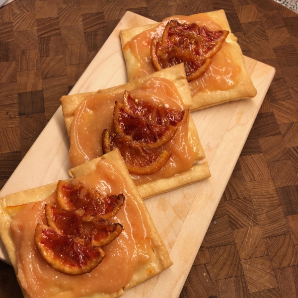 Mini Blood Orange Tarts