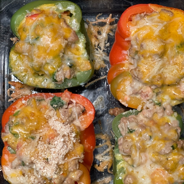 Turkey-Stuffed Peppers