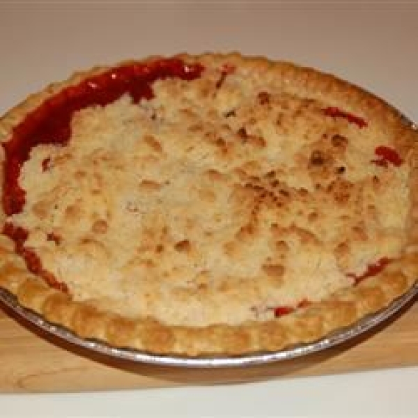 Rhubarb Crumble Pie