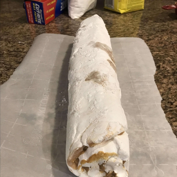 Peanut Butter Divinity Roll