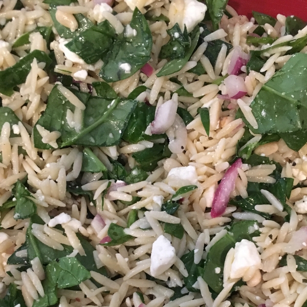 Spinach and Orzo Salad