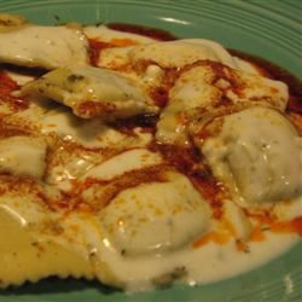 Manti (Turkish 'Ravioli' with Yogurt Sauce)