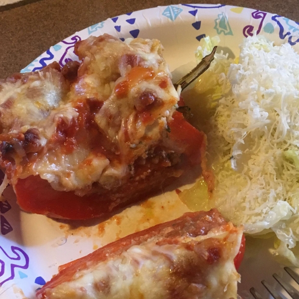Lasagna-Stuffed Peppers