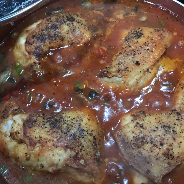 Homemade Chicken Cacciatore, Sicilian-Style