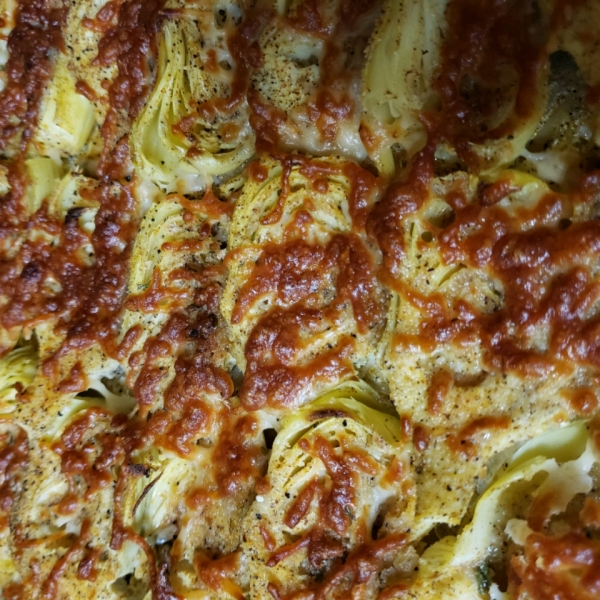 Artichoke Hearts Gratin